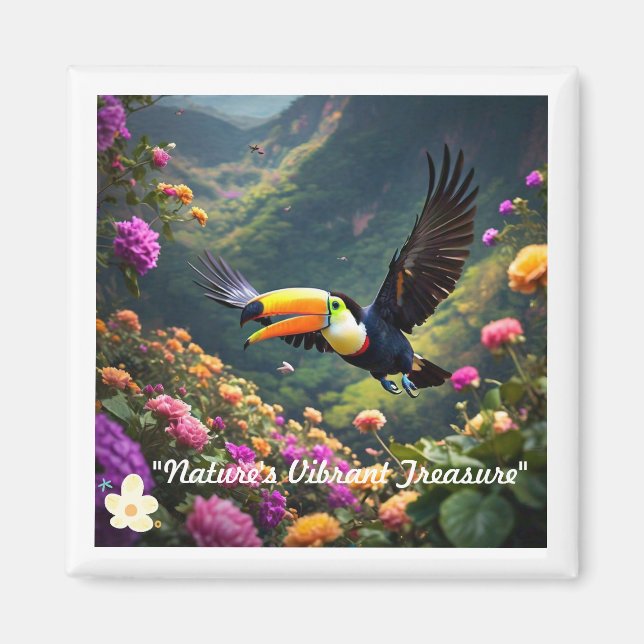 "Exotic Colour Burst" Magnet (Front)