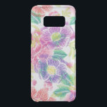 Exotic Colourful Tropical Flowers Pattern Uncommon Samsung Galaxy S8 Case<br><div class="desc">Colourful tropical exotic flowers collage pattern.</div>