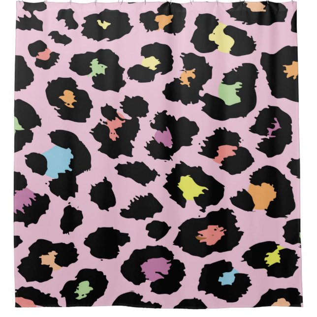 exotic colourful wild leopard design hand drawn fa (Front)