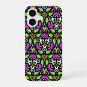 Exotic Colouring Book Mandala Bold Colourful iPhone 16 Case