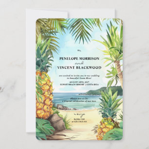 Exotic Destination Wedding Invitation