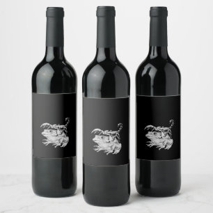 Exotic Elixirs: Scorpion & Frog Wine Collection Wine Label