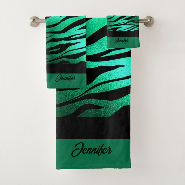 Exotic Emerald Green Animal Print (En situation)