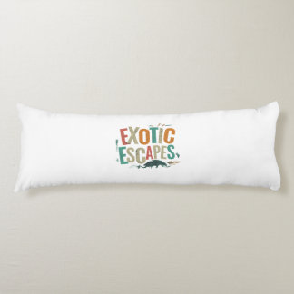 Exotic Escapes Body Pillow