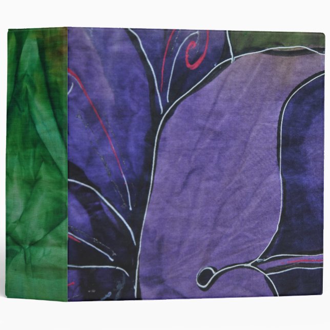 Exotic fabric flowers Binder (Front/Spine)
