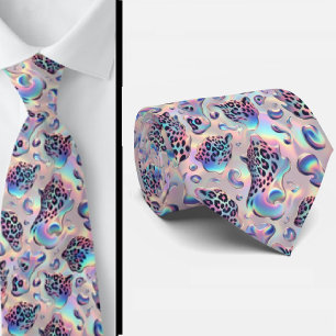 Exotic Faux Silk   Luxury Trendy Opal Gentleman's Tie