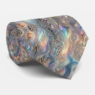 Exotic Faux Silk   Luxury Wild Animal Gentleman's Tie