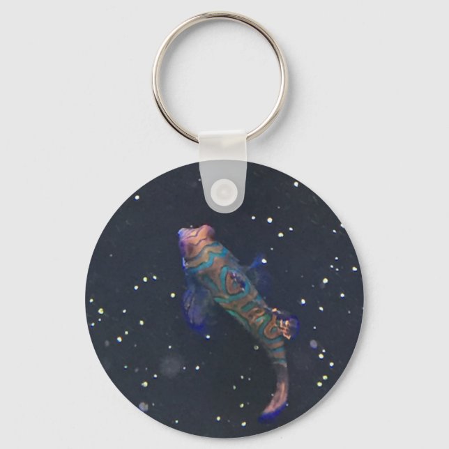 Exotic Fish Picture Keychain (Front)