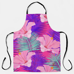 Exotic Flamingos: Tropical Pink Vintage. Apron