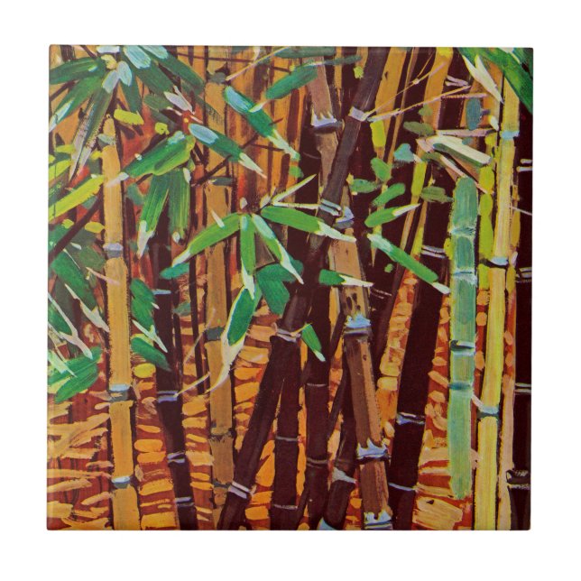 Exotic Flora #6 at SunshineDazzle Tile (Front)