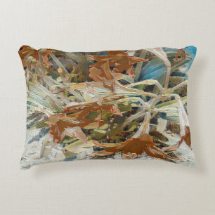 Exotic Floral Accent Pillow