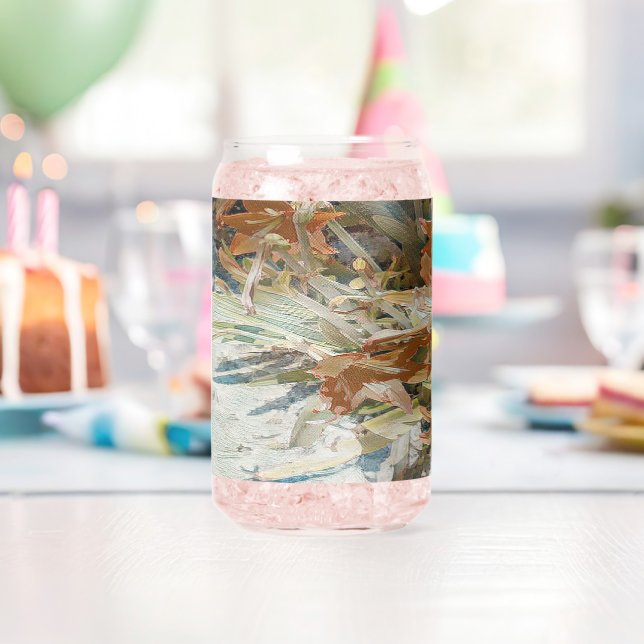 Exotic Floral Can Glass (Insitu (Birthday))