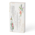 Exotic Floral Hummingbird Virtual Baby Shower