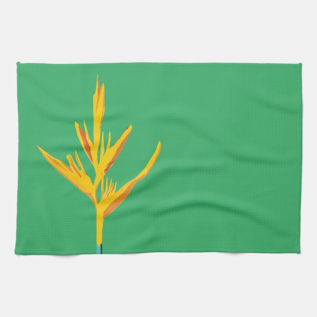 Exotic Flower Kitchen Towel (Horizontal)