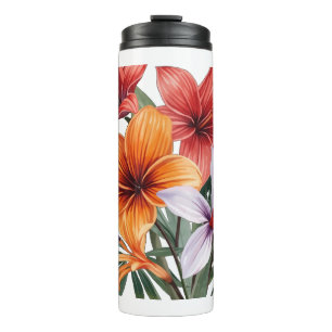 Exotic Flowers Insulated Bottle