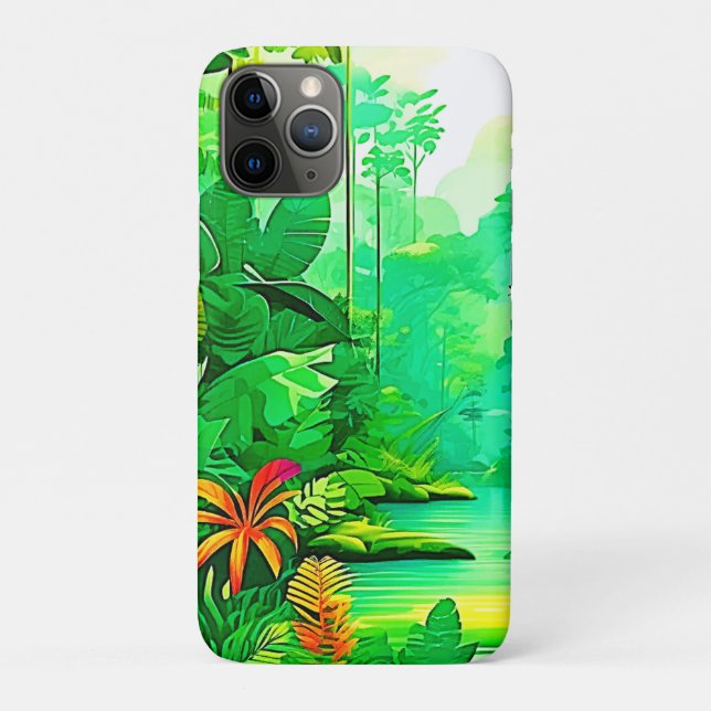 Exotic Forest Design Case-Mate iPhone Case (Back)