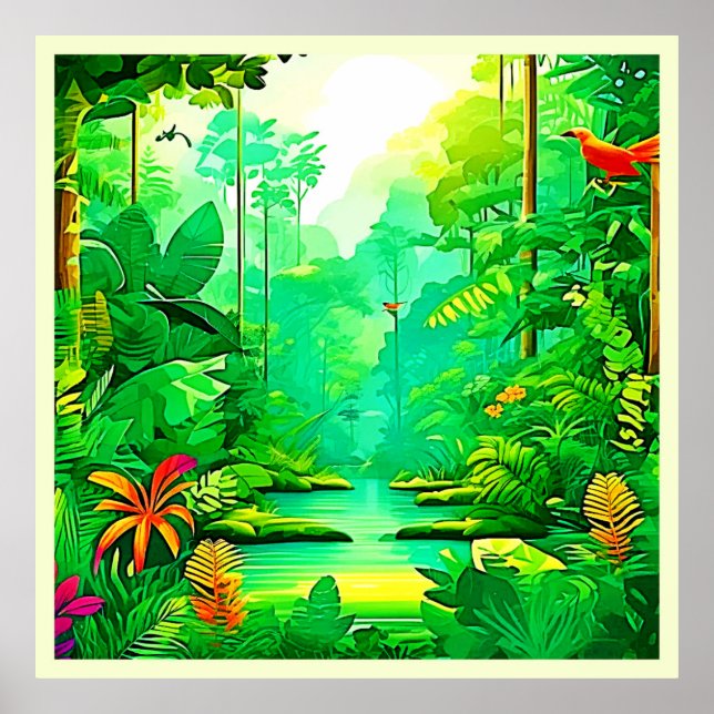 Exotic Forest Design Poster (Front)