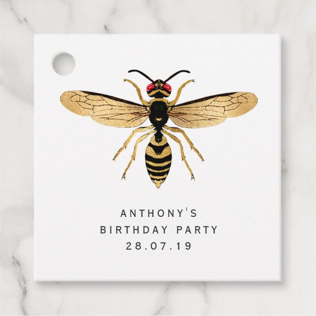 Exotic Forest Favour Tags (Front)