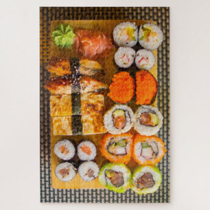 Exotic Fresh Sushi Plate Jigsaw Puzzle