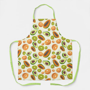 Exotic Fruit Pattern Apron