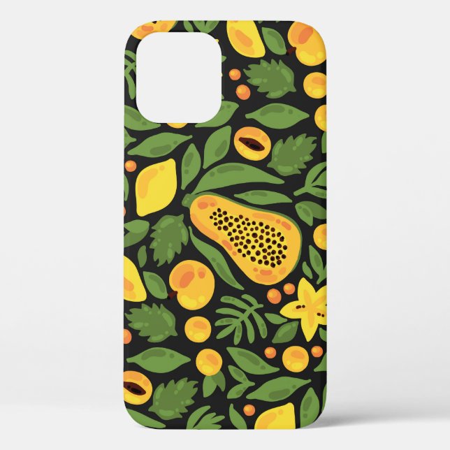 Exotic Fruits: Colourful Summer Seamless Case-Mate iPhone Case (Back)