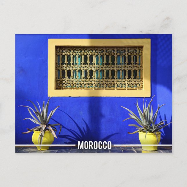 Exotic Garden - Marrakesh Morocco Postcard (Front)