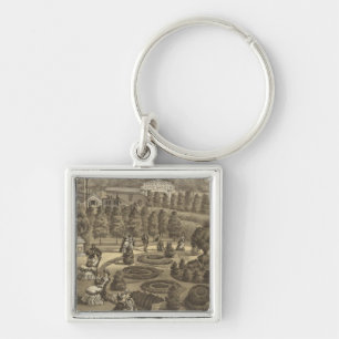 Exotic Gardens & Nurseries in New Jersey Keychain