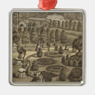 Exotic Gardens & Nurseries in New Jersey Metal Ornament