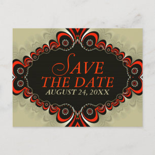 Exotic Genie Designs Save the Date Postcard