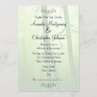 Exotic Green Bamboo Wedding
