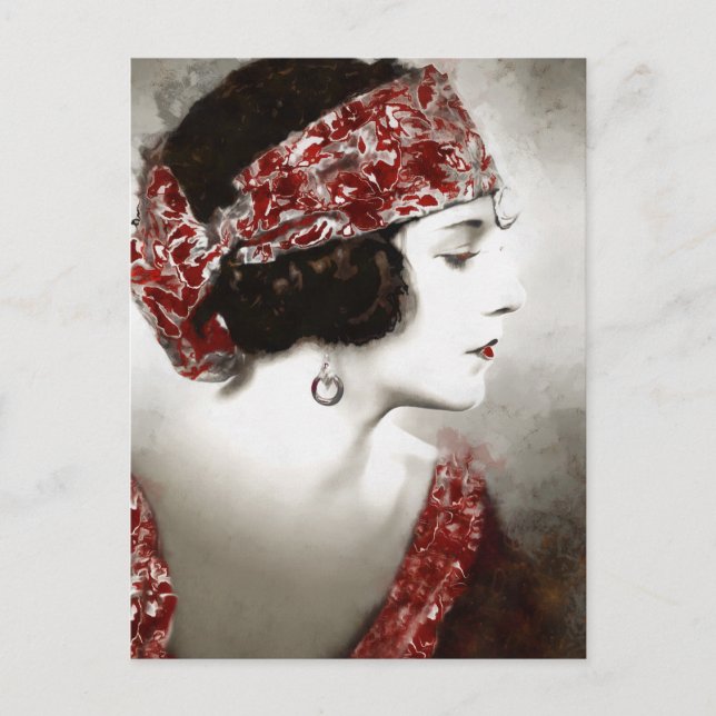 Exotic Gypsy Girl Postcard (Front)