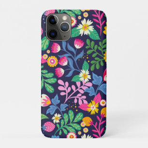 Exotic Hand Painted Floral Pattern-48330 iPhone 11 Pro Case