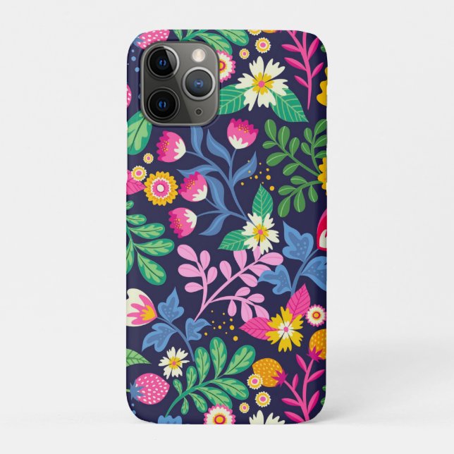 Exotic Hand Painted Floral Pattern-48330 Case-Mate iPhone Case (Back)