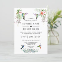 Exotic Hummingbirds Eucalyptus All In One Wedding