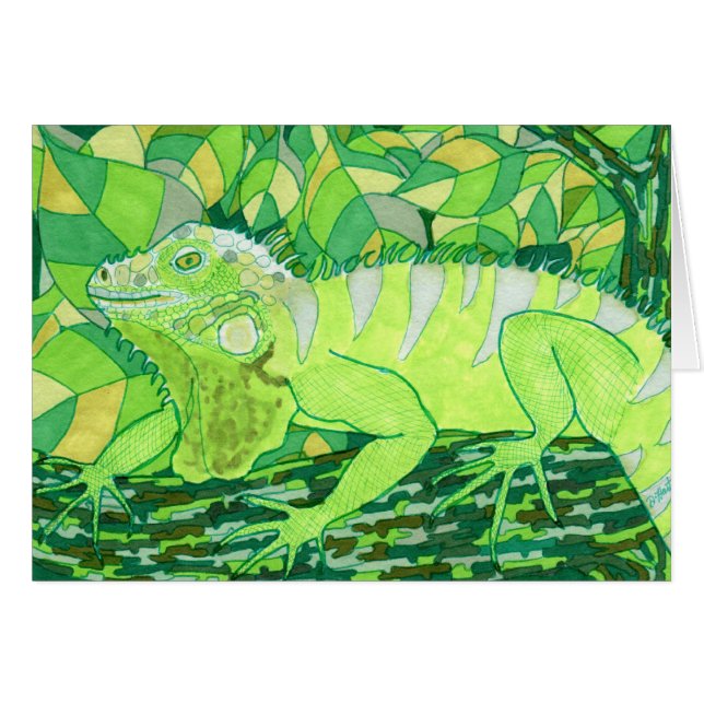 Exotic Iguana (Front Horizontal)