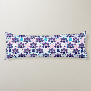 exotic india peacock pattern body pillow
