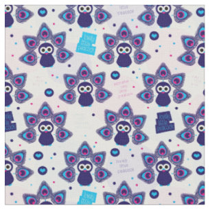 exotic india peacock pattern fabric