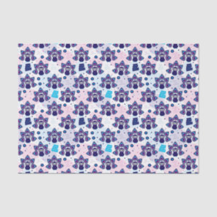 exotic india peacock pattern tissue paper