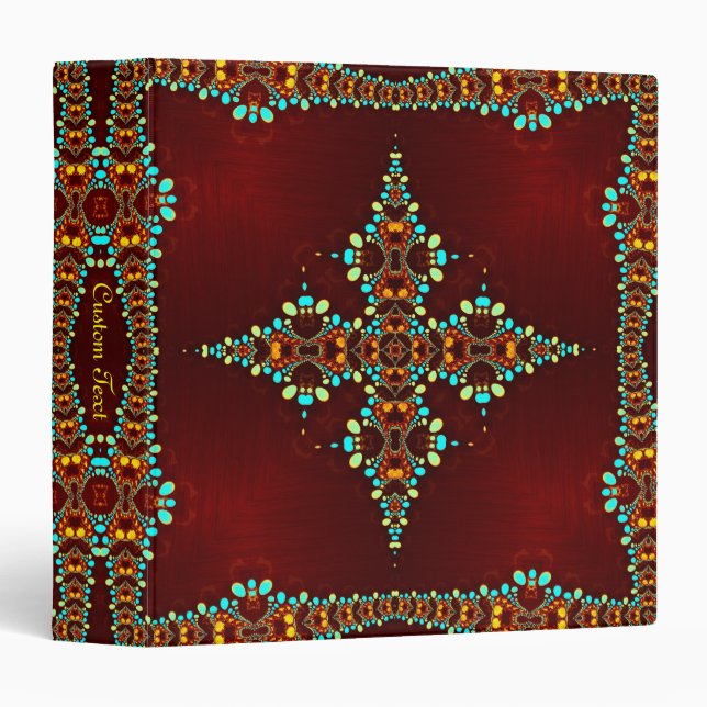 Exotic Jewels Bohemain Art Album Binder (Front/Spine)