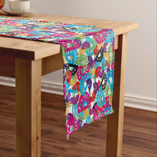 Exotic Kiwi Cocktail on Grass (Spain&New Zealand) Medium Table Runner