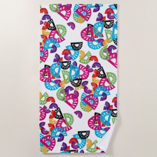 Exotic Kiwi Cocktail (Spain & New Zealand) Beach Towel