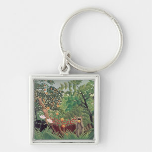 Exotic Landscape, 1910 Keychain