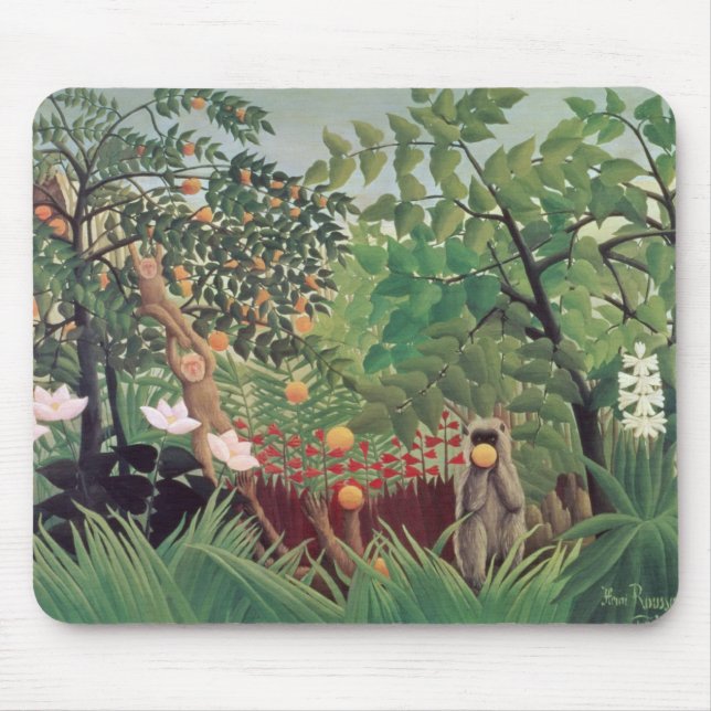 Exotic Landscape, 1910 Mouse Pad (Front)