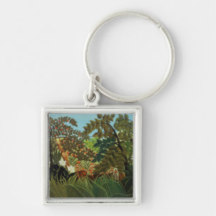 Exotic landscape keychain