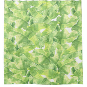 Exotic Leaves: Seamless Watercolor