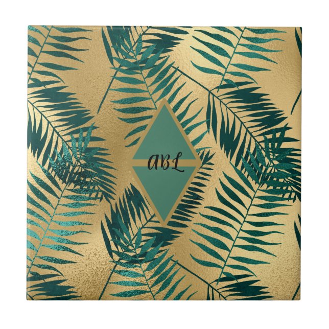 Exotic Leaves Tile (Front)