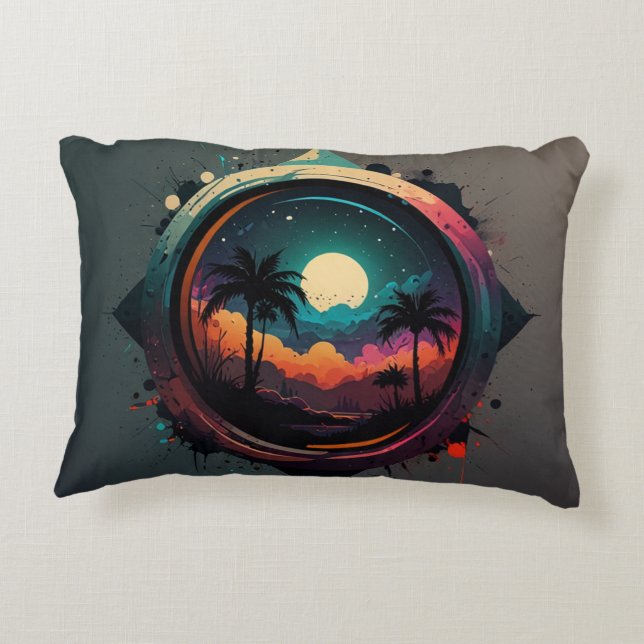 exotic lens accent pillow (Back)