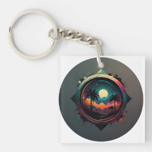 exotic lens keychain