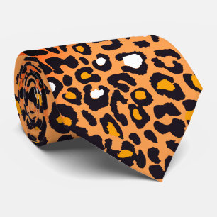 Exotic leopard Safari Print Tie