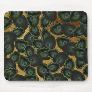 Exotic Lily leaves pattern Mouse Pad